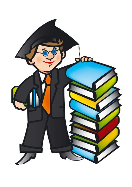 Студент мультяшный