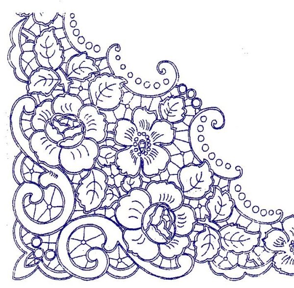 Кружево карандашом