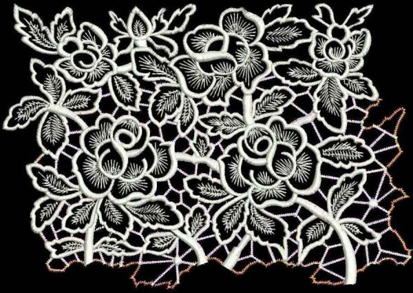 Имитация кружева Ришелье