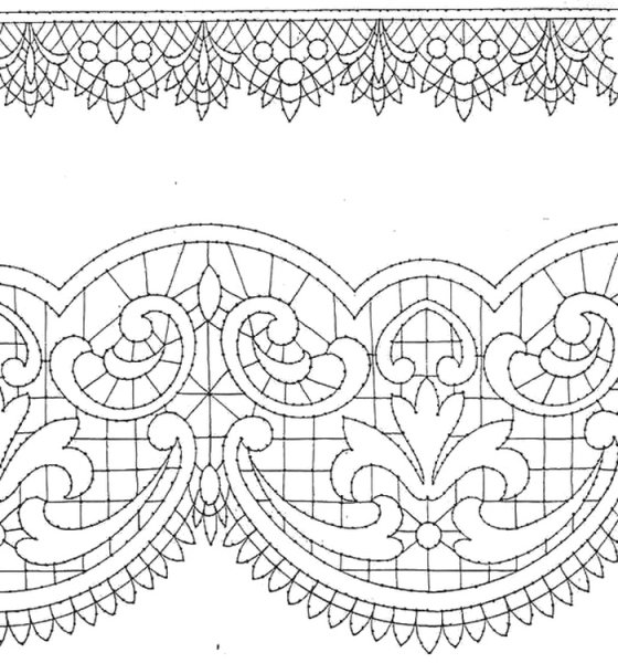Рисование кружевом