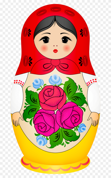 Рисование матрешки