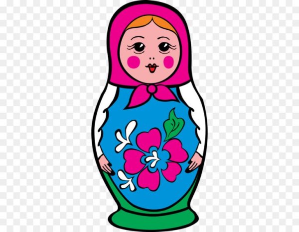 Цветные матрешки для детей
