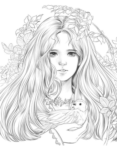 Разукраскидля девочек