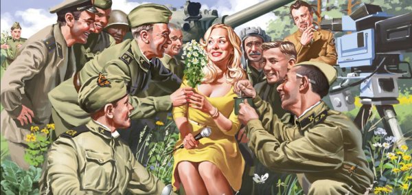 Военные плакаты пин ап