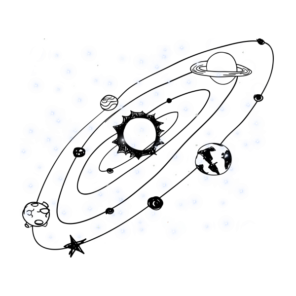 Солнечная система эскиз