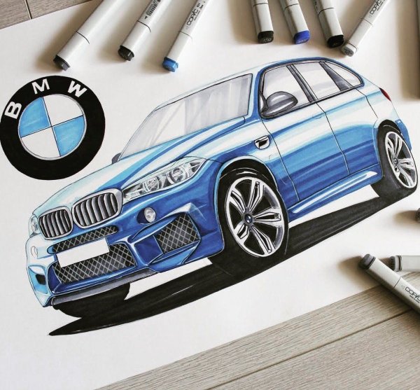 BMW x5 drawing