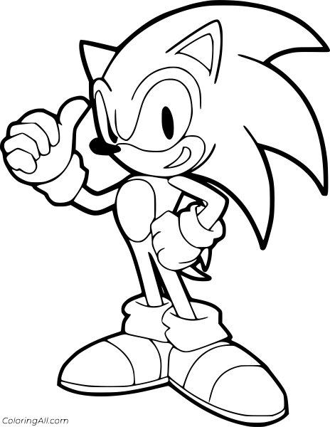 Соник и Тейлз раскраска