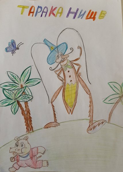 Рисунки к сказкам Чуковского