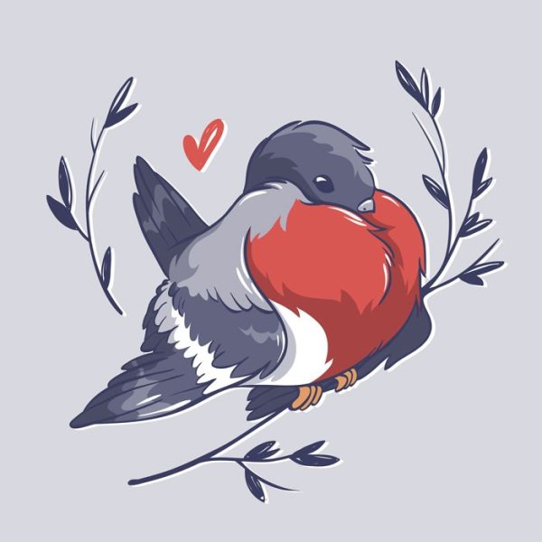 Снегирь раскраска