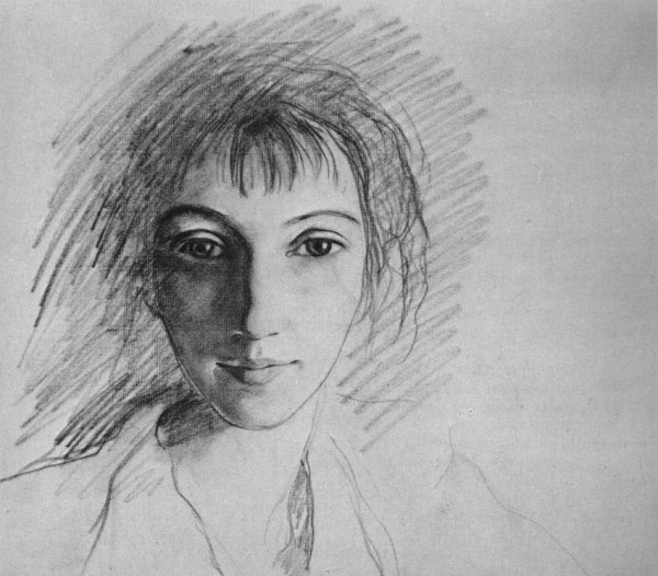 Ван Гог портрет рисунок