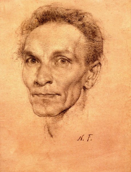 Марк Гертлер автопортрет, 1916 г
