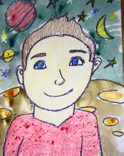 Автопортрет рисунок