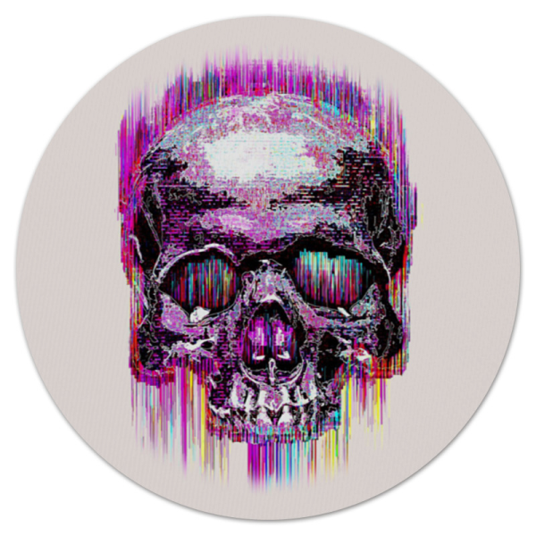 Череп наклейка