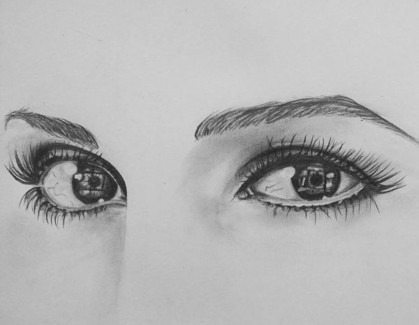 Глаза рисунок