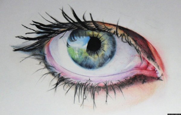 Глаза нарисованные