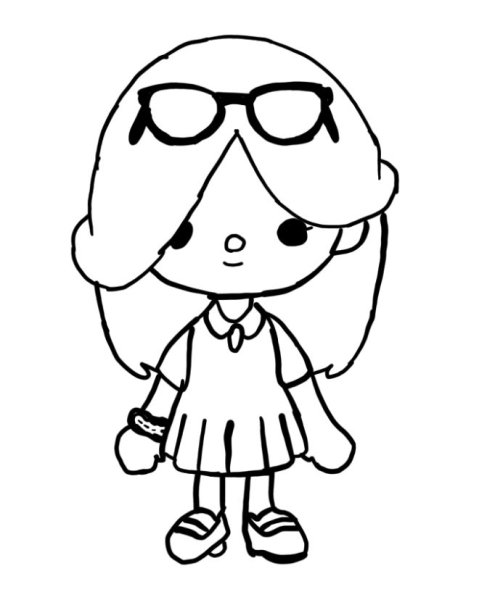 Колоринг гача лайф