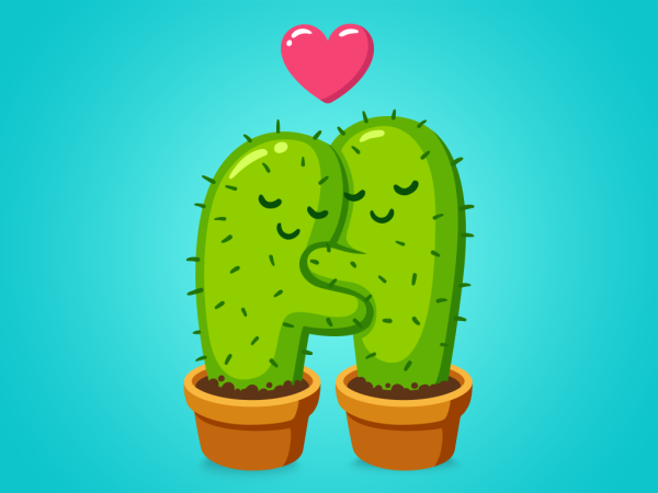 Влюбленные кактусы
