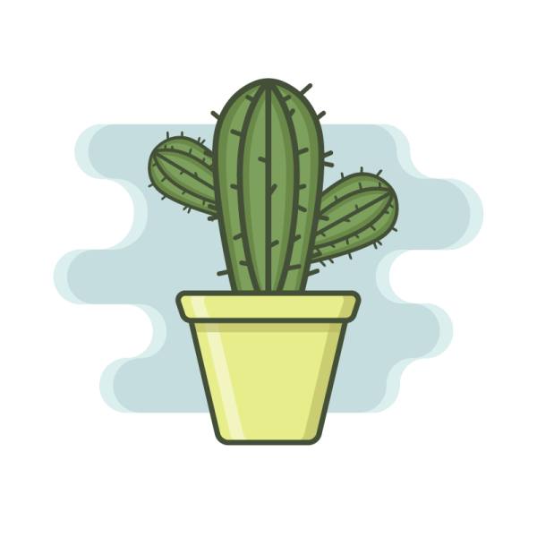 Кактус для срисовки