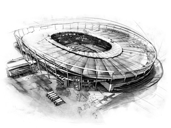 Стадион эскиз