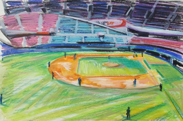 Нарисовать стадион