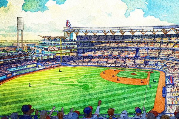 Дети на стадионе