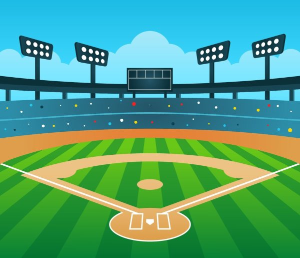 Стадион мультяшный