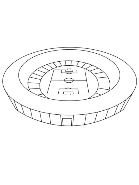 Стадион для раскрашивания