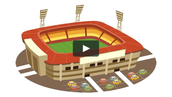 Стадион на прозрачном фоне