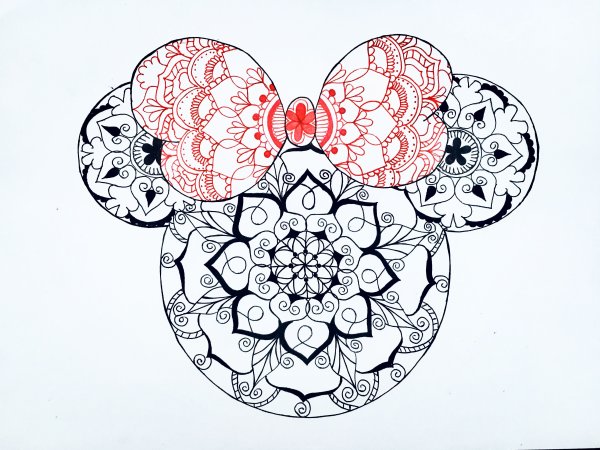 Мандула раскраски