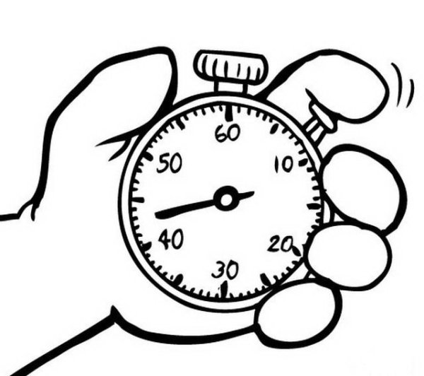 Секундомер рисунок