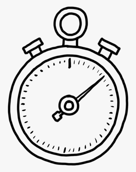 Секундомер нарисованный