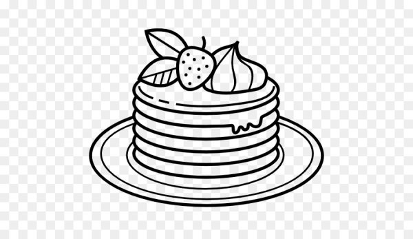 Блины рисунок