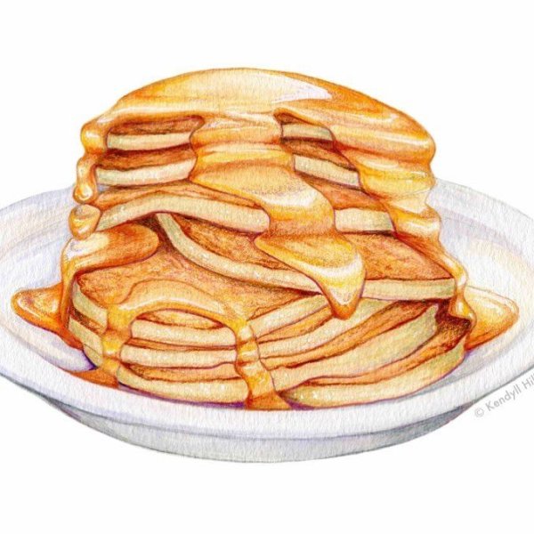 Рисование блинов