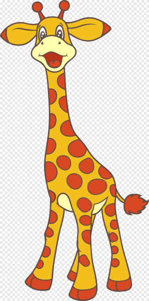 Жираф карандашом