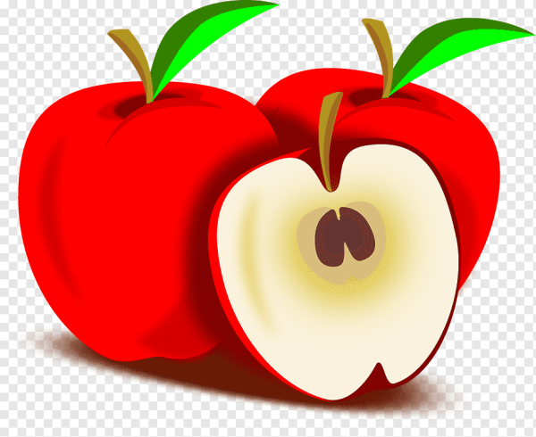 Яблоки мультяшные