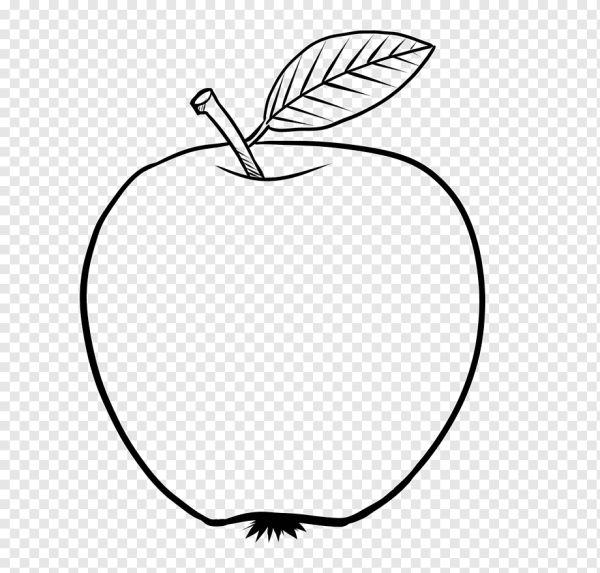 Яблоко раскраска