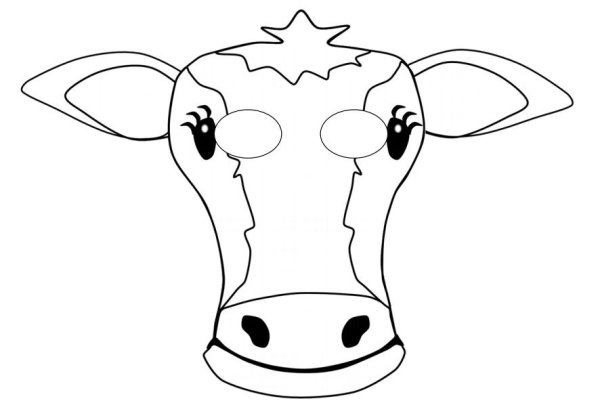 Мордочка коровы