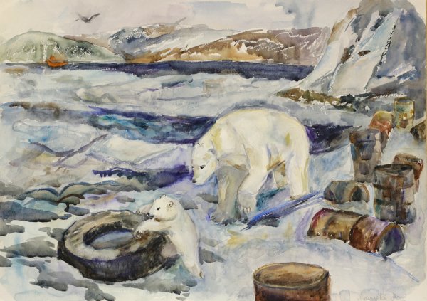 Арктика иллюстрация