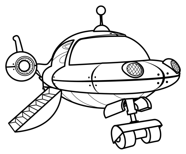 Машина будущего раскраска