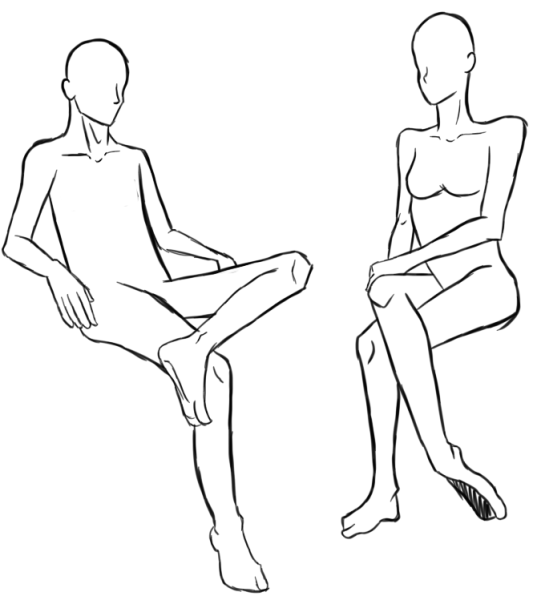 Поза силячего человека