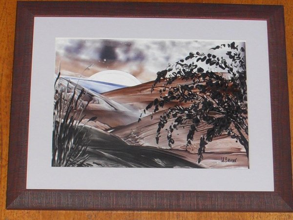 Оформление рисунка в паспарту