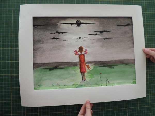 Рамка паспарту для рисунка