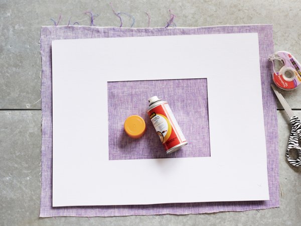 Паспарту из ткани