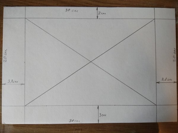 Размеры паспарту для а4