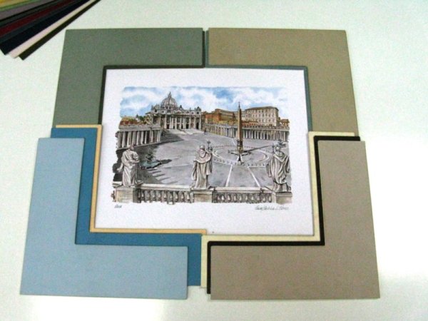 Картонное паспарту