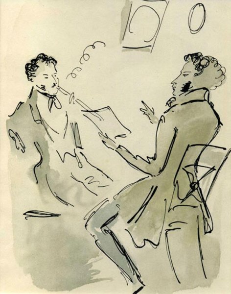 Пушкин Евгений Онегин иллюстрации