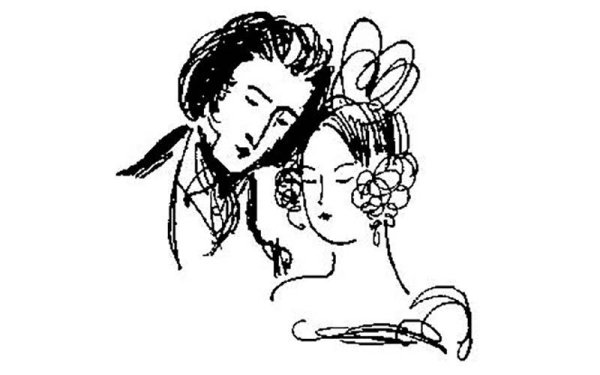 Евгений Онегин иллюстрации черно белые