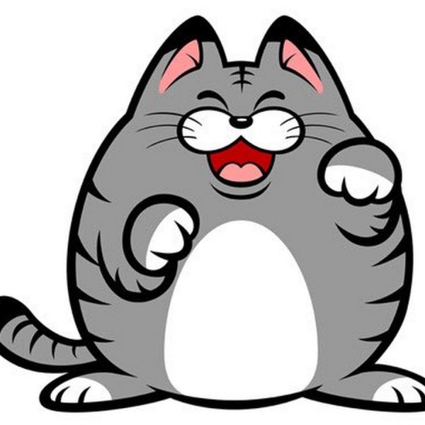 Жирный кот мультяшный