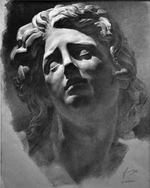 Голова Давида Академия художеств