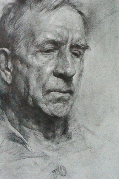 Портрет сангиной Академия Репина